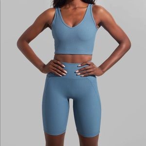 Buff bunny Material girl ribbed set